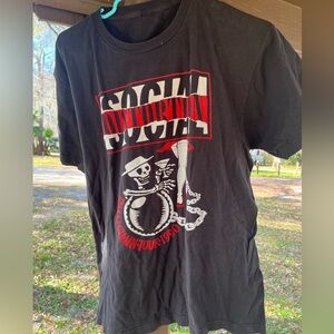 Vintage 90’s Social Distortion Tour T-Shirt Size XL